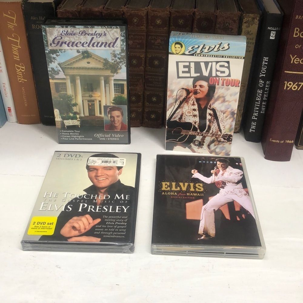 O509 Elvis Presley DVD VHS Collection